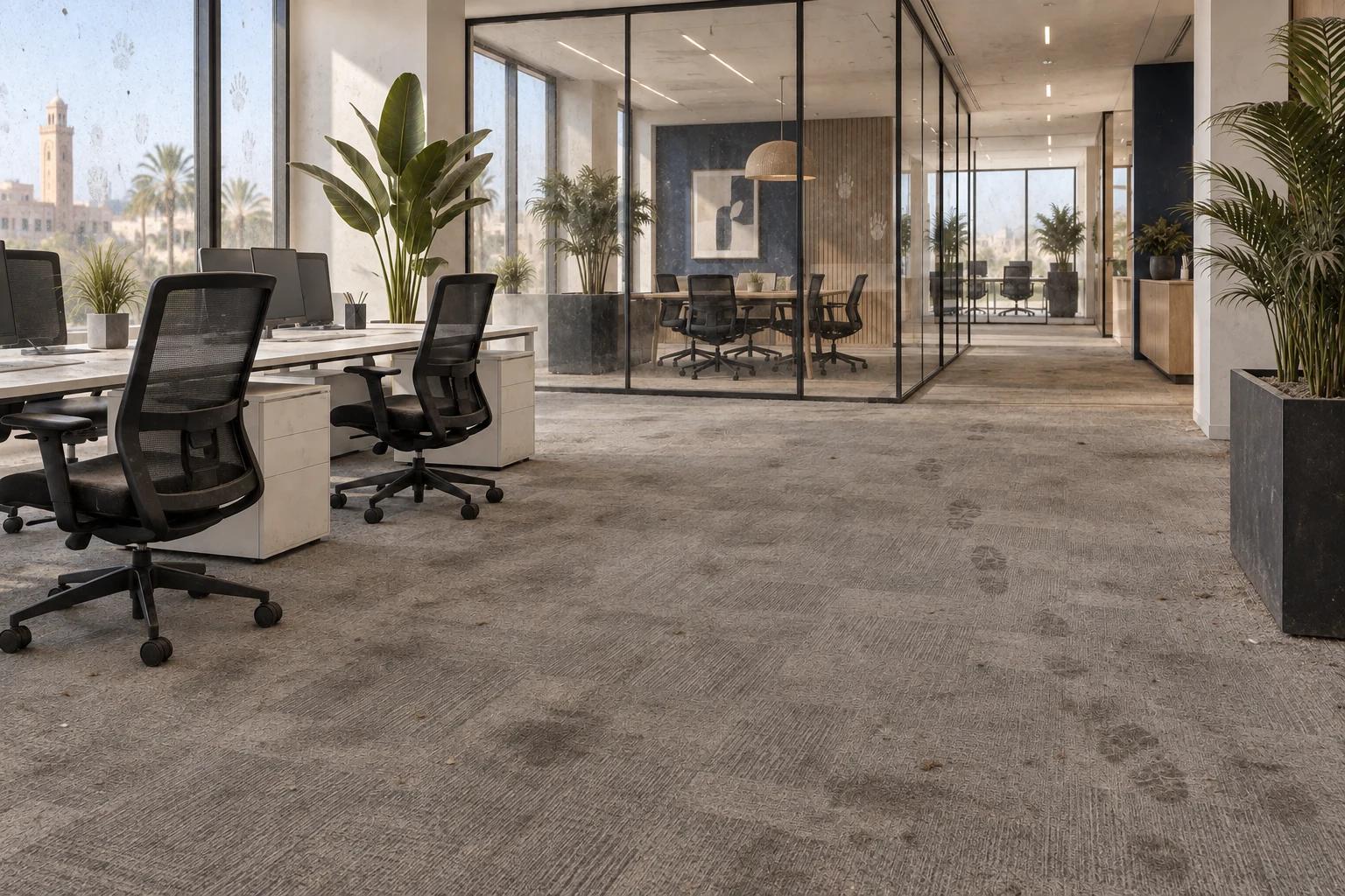 Bureaux – Moquettes - avant