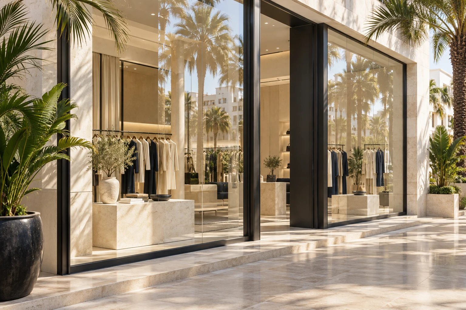 Vitrines de commerces